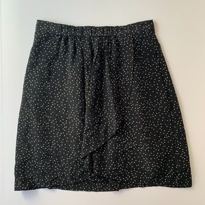 Madewell| Black Polka Dot Skirt | Small